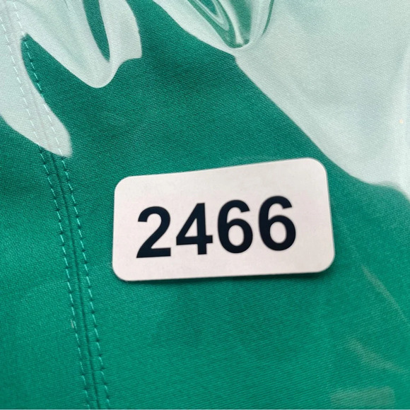 Halston Heritage Sleeveless Plunge-Neck Tulip Evening Gown Dress 22466 - Picture 9 of 9